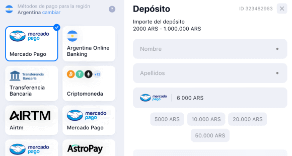 Opciones de pago de 1Win Opciones de pago de 1Win